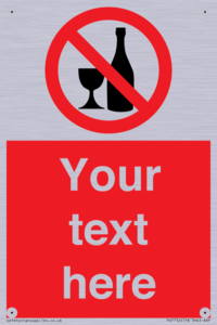 Custom prohibition no alcohol